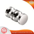 Brass material chrome plated shower glass door knob